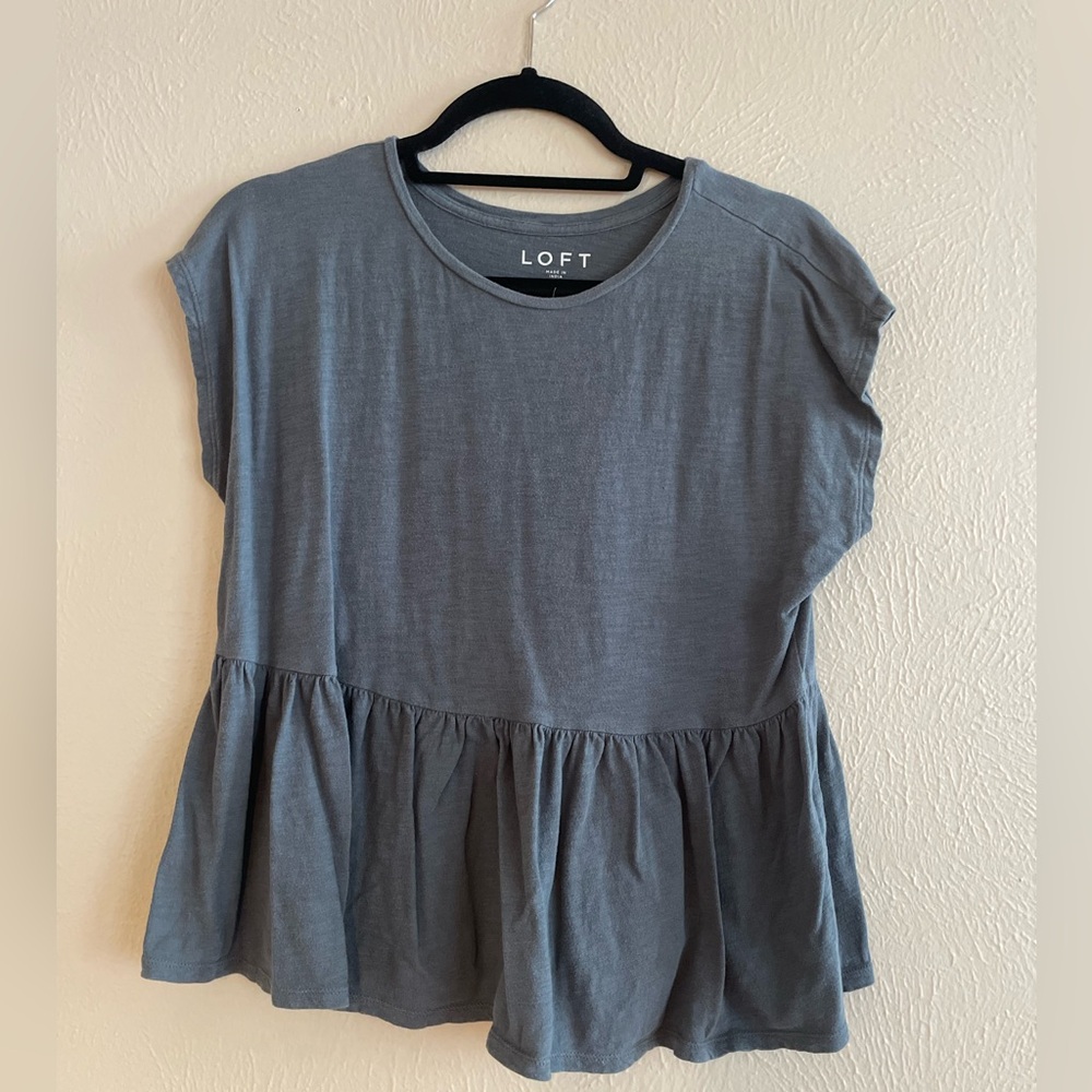 Loft peplum blouse